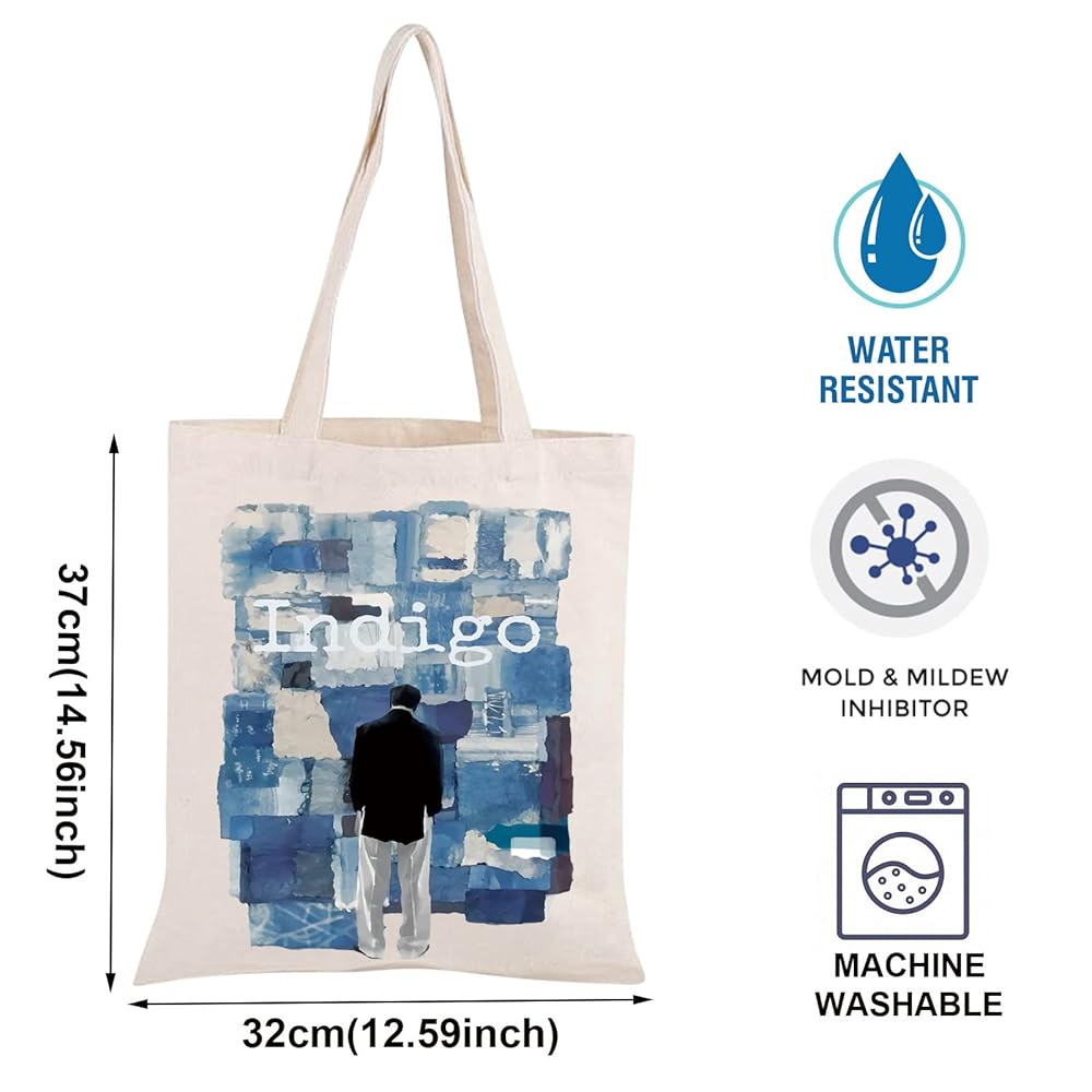 防弾少年団(BTS) - BTS RM ナム　indigo デニム　トートバッグ BTS] Record of RM : Indigo - Denim Tote Bag OFFICIAL MD – HISWAN